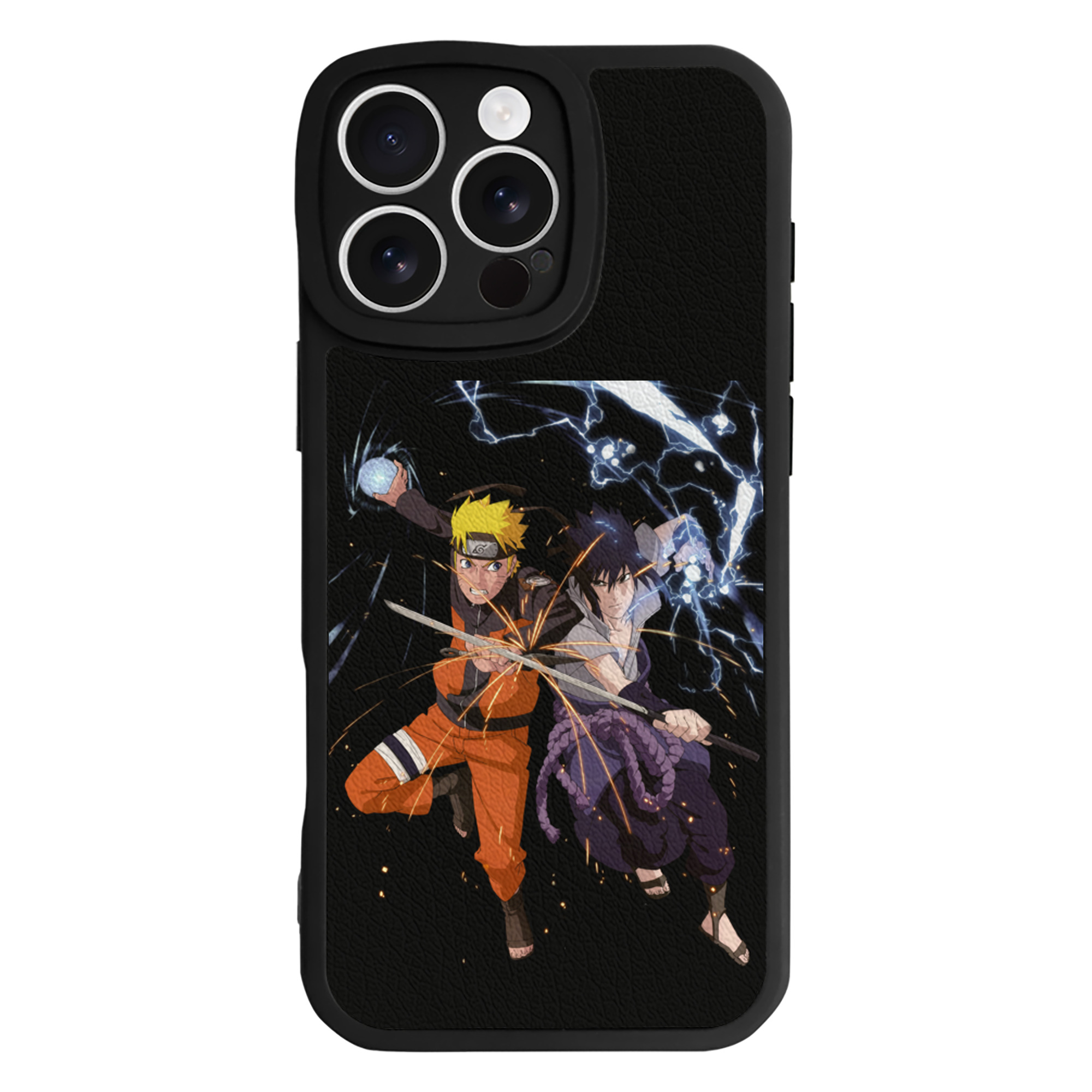 （画像用） NARUTO -ナルト- うずまき ナルト Uzumaki Naruto 【iPhone 16シリーズ対応】シリコンスマホケース（レザー調） 材質：シリコン